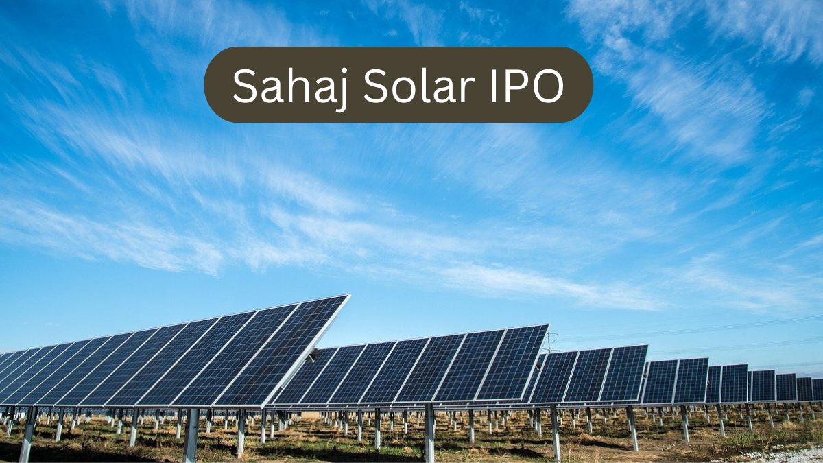Sahaj Solar IPO